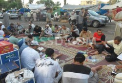300 ألف معتصم يشاركون في 10 آلاف ختمة قرآن بميدان رابعة العدوية