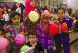 "من حقي أعيش".. مهرجان للأطفال باعتصام ميدان "النهضة"