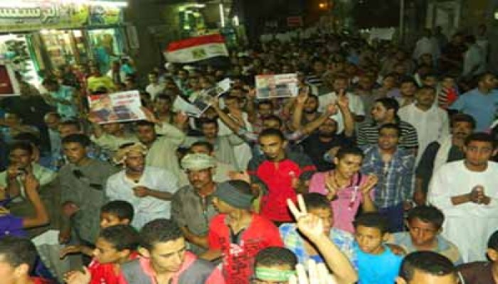 المنيا تواصل ثورتها تنديدًا بمجزرة المنصة بعد تشييع ٣ شهداء من أبنائها