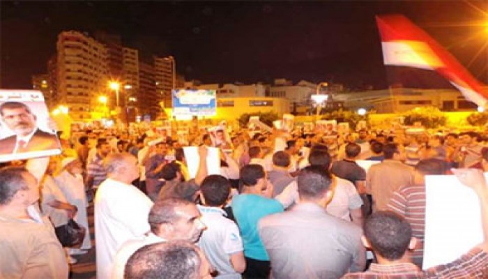 عشرات الآلاف في وقفة بالمنصورة تنديدًا بـ"مذبحة المنصة" ورفضًا للانقلاب