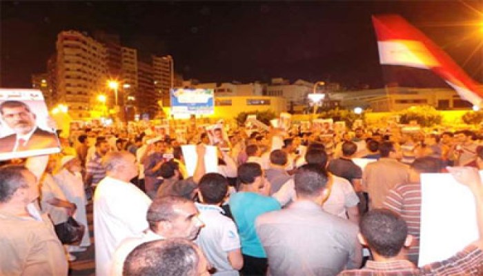 عشرات الآلاف في وقفة بالمنصورة تنديدًا بـ"مذبحة المنصة" ورفضًا للانقلاب