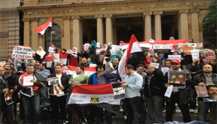 وقفة احتجاجية بأستراليا دعمًا لشرعية الرئيس مرسي