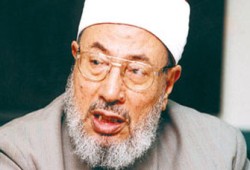 د. القرضاوي يؤكد وجوب مساندة المصريين لعودة الرئيس الشرعي