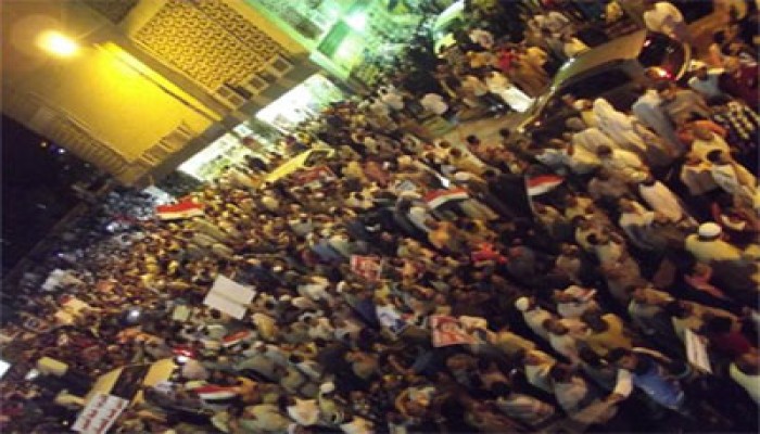 بالصور.. عشرات الآلاف يشاركون في مسيرة حاشدة بأسوان تأييدًا للشرعية