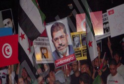 حشد كبير لمؤيدي الرئيس والشرعية بإسطنبول