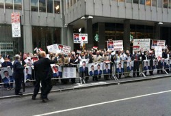 وقفة للجالية المصرية بأمريكا لتأييد الرئيس مرسي