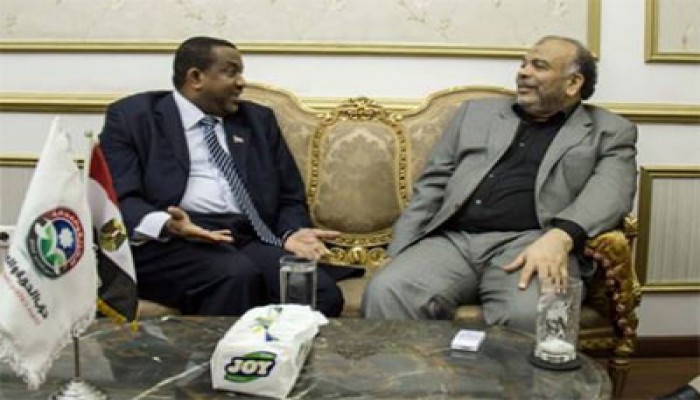 الكتاتني والسفير السوداني يؤكدان وحدة الموقف من "مياه النيل"