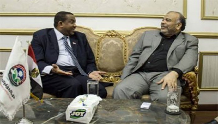 الكتاتني والسفير السوداني يؤكدان وحدة الموقف من "مياه النيل"