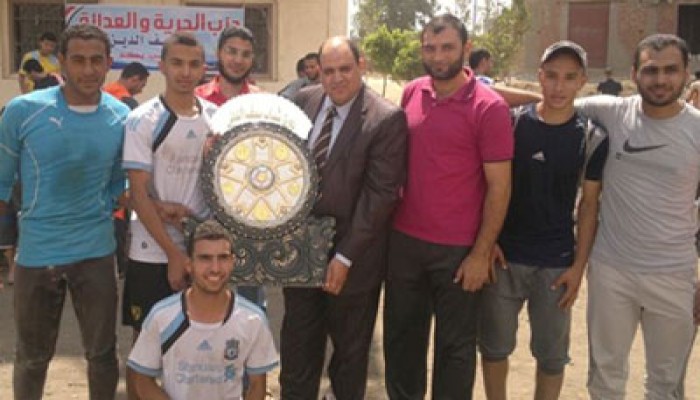 "الحرية والعدالة" يكرم الفائزين بدورتي كرة قدم بدمياط