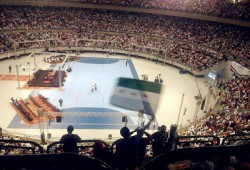 توافد الآلاف للمشاركة في مؤتمر نصرة الشعب السوري بإستاد القاهرة