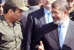 القوات المسلحة تهنئ الرئيس مرسي بمناسبة ذكرى الإسراء والمعراج