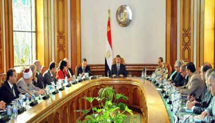 الرئيس مرسي لـ"الوزراء": لن نتنازل عن قطرة ماء من مياه النيل