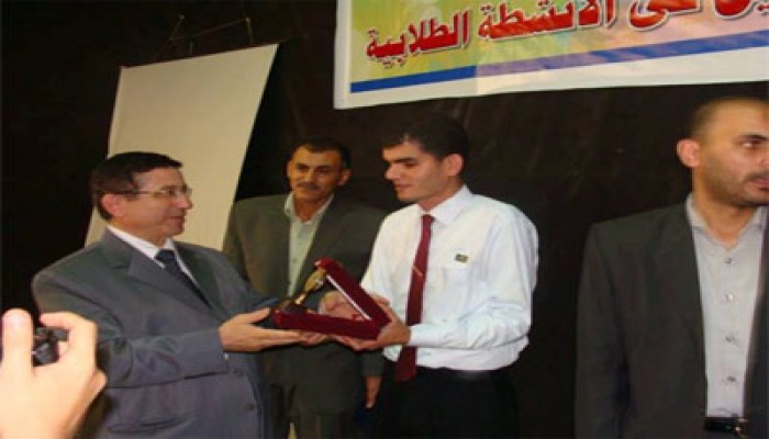 اتحاد جامعة دمياط يكرم الفائزين في النشاط الطلابي