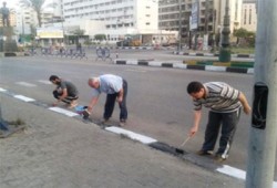 سوقان خيريان وحملة لتنظيف الميادين ضمن "معًا نبني مصر" ببورسعيد