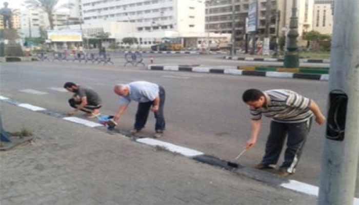 سوقان خيريان وحملة لتنظيف الميادين ضمن "معًا نبني مصر" ببورسعيد