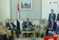 الرئيس يشكر القوات المسلحة والمخابرات والأجهزة الأمنية