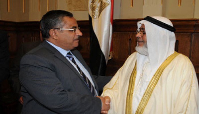 فهمي لرئيس برلمان البحرين: أمن الخليج جزء من أمن مصر