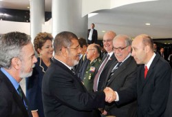 اليوم الرئيس يشهد منتدى الأعمال المصري البرازيلي ويلتقي الجالية