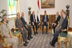 الرئيس يتفق مع رؤساء الهيئات القضائية على عقد مؤتمر للعدالة خلال شهر