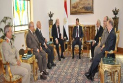 الرئيس يتفق مع رؤساء الهيئات القضائية على عقد مؤتمر للعدالة خلال شهر