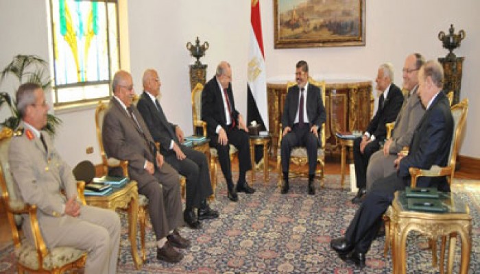 الرئيس يتفق مع رؤساء الهيئات القضائية على عقد مؤتمر للعدالة خلال شهر