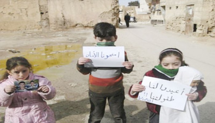 34 طفلاً بين الشهداء في سوريا أمس بنيران قوات بشار