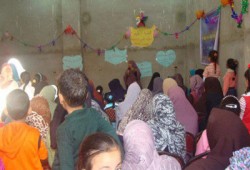 "ارسم بسمة" حملة للحرية والعدالة بفاقوس لمساعدة الأرامل والأيتام