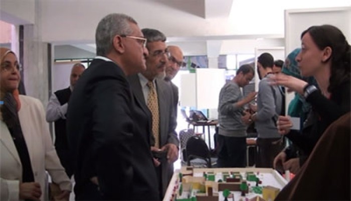 تكريم المتميزين في المشروعات الهندسية بجامعة المنيا