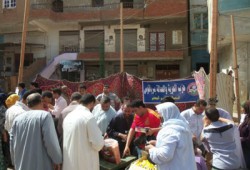 أسواق خيرية وحملات لمحو الأمية وقوافل طبية في "معًا نبني مصر" بالقليوبية
