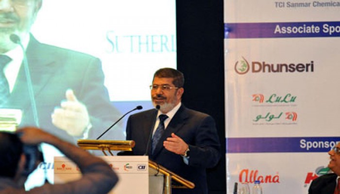 الرئيس مرسي يختتم زيارته للهند