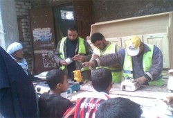 قوافل حرفية وحملات نظافة ضمن "معًا نبني مصر"بالمنيا