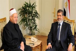 الرئيس مرسي يستقبل د. شوقي علام مفتي الجمهورية