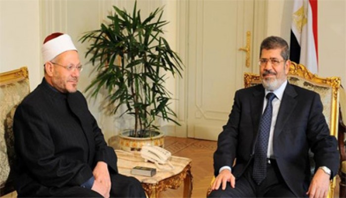 الرئيس مرسي يستقبل د. شوقي علام مفتي الجمهورية