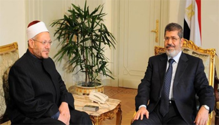 الرئيس مرسي يستقبل د. شوقي علام مفتي الجمهورية