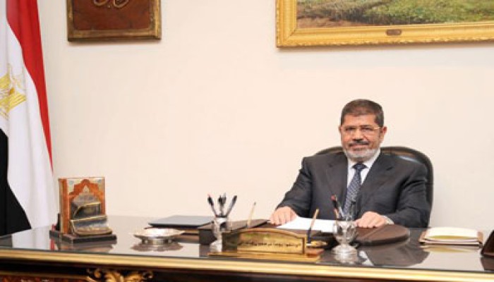 الرئيس مرسي يستقبل محافظ شمال سيناء للوقوف على الحالة الأمنية