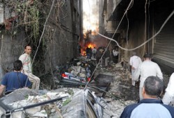 قوات بشار تطلق صاروخ سكود من ريف دمشق باتجاه الشمال