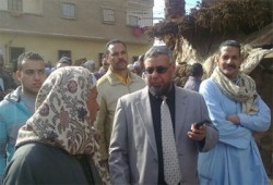 "الحرية والعدالة" بأسيوط يحل أزمة طريق الدوينة