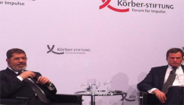 في لقاء بباحثين ألمان.. الرئيس: أؤمن بحوار الشعوب والحضارات