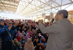 بالصور.. إقبال كبير على "كرنفال الشباب" للـ"الحرية والعدالة" بدمياط