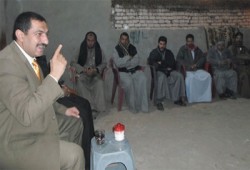 "الحرية والعدالة" بالفيوم يلتقى أهالي "الدبيكي" لمناقشة مشاكلهم