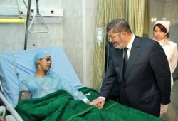 الرئيس يجتمع بـ "قنديل" ووزير النقل لبحث تداعيات حادث قطار البدرشين