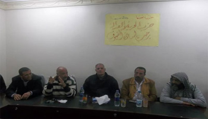 "الحرية والعدالة" بالفيوم يبحث مشاكل أهالي طامية