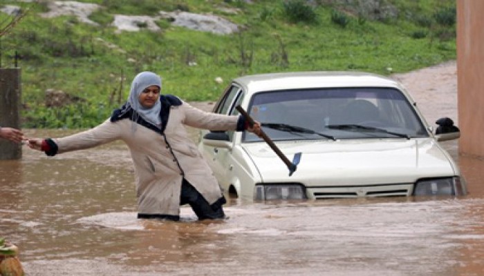 فلسطين.. قتلى بالضفة وخسائر مادية بغزة من جراء سوء الأحوال الجوية