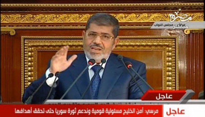 محطات التليفزيون اللبنانية تبرز خطاب الرئيس مرسي أمام "الشورى"