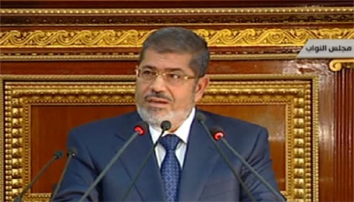 الرئيس مرسي أمام "الشورى": إقرار الدستور ينهي الفترة الانتقالية تمامًا