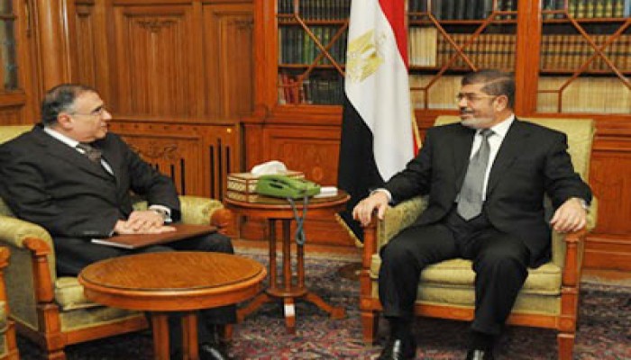 الرئيس مرسي يستقبل رئيس الهيئة العامة للاستعلامات