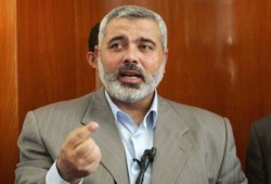 هنية يعلن بدء تنفيذ مشاريع إعادة إعمار غزة