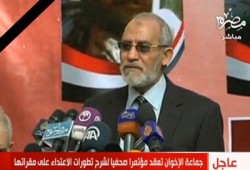 المرشد العام يجدد الدعوة إلى الحوار ويؤكد: سنحافظ على الشرعية