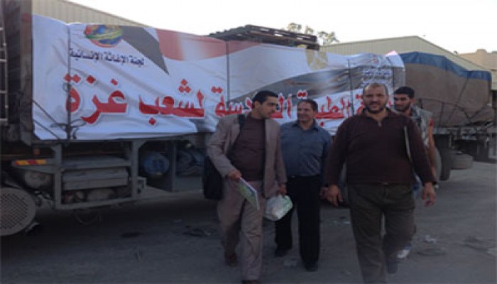 "الإغاثة الإنسانية بالإسكندرية" تتبرع بـ26 طن مستلزمات طبية لغزة