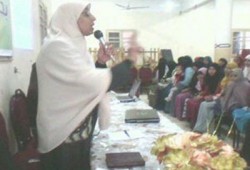 ندوة لسيدات "الحرية والعدالة" بالفيوم للتعريف بالدستور الجديد